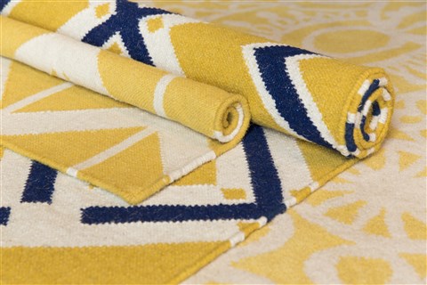 Surya Fallon Yellow Runner 26 X 80 Area Rug FAL1092-268 800-43379 Image 1