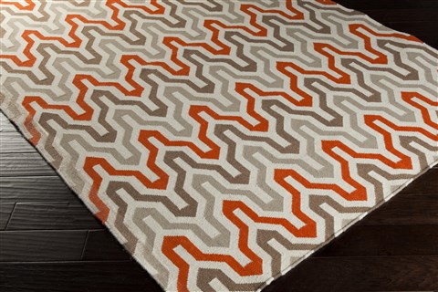 Surya Fallon Orange 50 X 80 Area Rug FAL1103-58 800-43447 Image 1