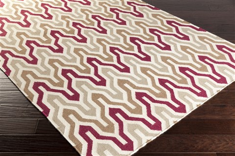 Surya Fallon Red 80 X 110 Area Rug FAL1104-811 800-43454 Image 1