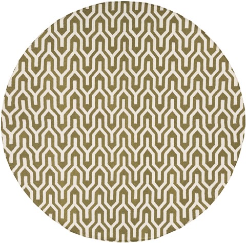 Surya Fallon Green Round 80 X 80 Area Rug FAL1110-8RD 800-43491 Image 0