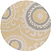 Surya Fallon Yellow Round 80 X 80 Area Rug FAL1114-8RD 800-43515 Thumb 0