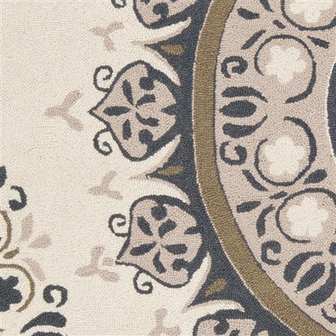 Surya Flor Grey 26 X 40 Area Rug FLO9003-264 800-43648 Image 2