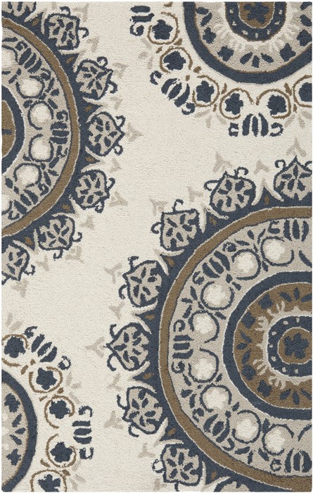 Surya Flor Grey 26 X 40 Area Rug FLO9003-264 800-43648 Image 0