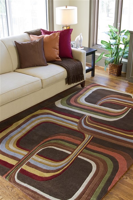 Surya Forum Red Square 40 X 40 Area Rug FM7007-4SQ 800-43688 Image 4