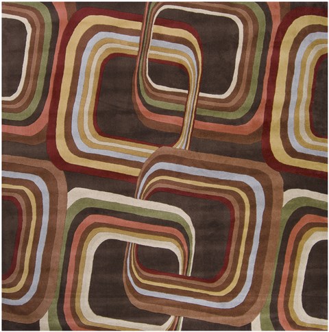 Surya Forum Red Square 40 X 40 Area Rug FM7007-4SQ 800-43688 Image 0