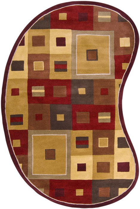 Surya Forum Brown Kidney 60 X 90 Area Rug FM7014-69KDNY 800-43754 Image 0