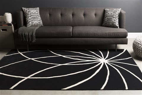 Surya Forum White 76 X 96 Area Rug FM7072-7696 800-43778 Image 2