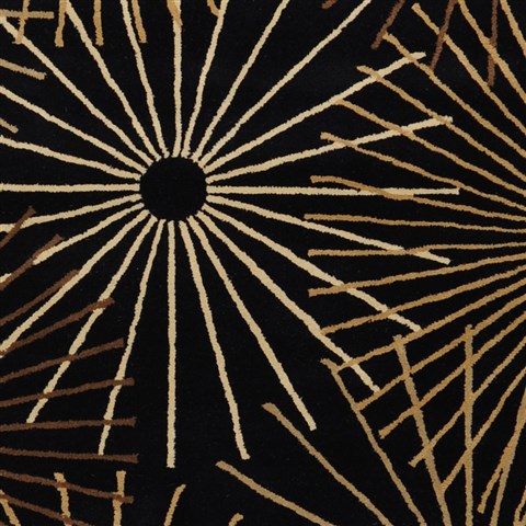 Surya Forum Black Kidney 80 X 100 Area Rug FM7090-810KDNY 800-43840 Image 1
