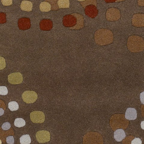 Surya Forum Brown Round 60 X 60 Area Rug FM7107-6RD 800-43879 Image 1