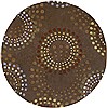 Surya Forum Brown Round 60 X 60 Area Rug FM7107-6RD 800-43879 Thumb 0