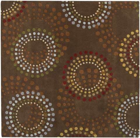 Surya Forum Brown Square 60 X 60 Area Rug FM7107-6SQ 800-43880 Image 0