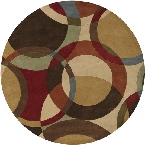 Surya Forum White Round 80 X 80 Area Rug FM7108-8RD 800-43905 Image 0