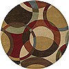 Surya Forum White Round 80 X 80 Area Rug FM7108-8RD 800-43905 Thumb 0