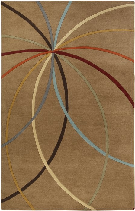 Surya Forum Orange 100 X 140 Area Rug FM7140-1014 800-43931 Image 0