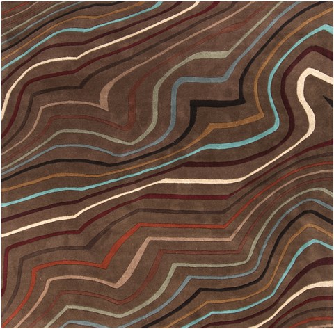 Surya Forum Red Square 80 X 80 Area Rug FM7155-8SQ 800-44011 Image 0