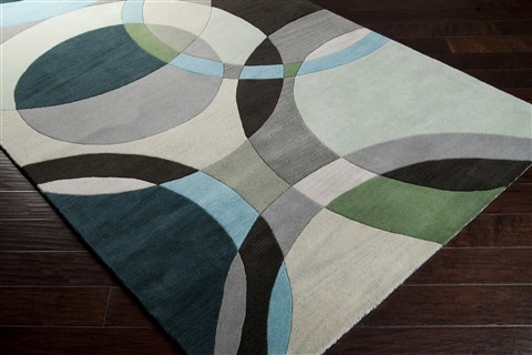 Surya Forum Green 120 X 150 Area Rug FM7157-1215 800-44016 Image 1