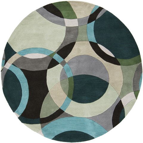 Surya Forum Green Round 60 X 60 Area Rug FM7157-6RD 800-44026 Image 0
