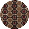 Surya Forum Brown Round 80 X 80 Area Rug FM7170-8RD 800-44073 Thumb 0