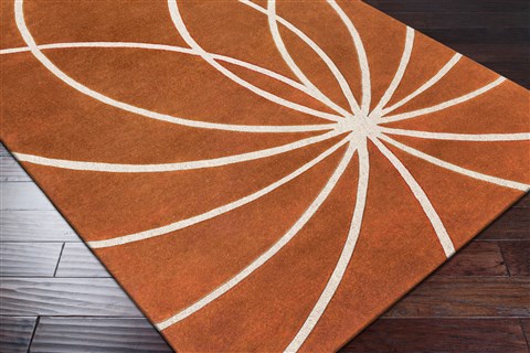 Surya Forum Orange 76 X 96 Area Rug FM7175-7696 800-44112 Image 1