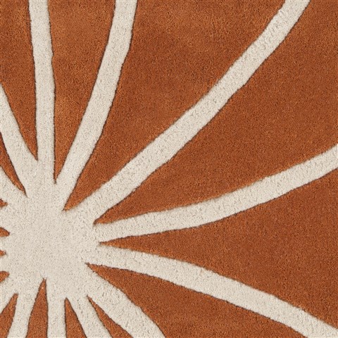Surya Forum Orange Square 99 X 99 Area Rug FM7175-99SQ 800-44119 Image 1