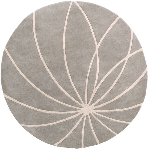 Surya Forum Grey Round 60 X 60 Area Rug FM7184-6RD 800-44171 Image 0