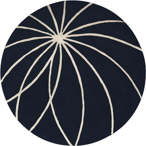 Surya Forum Blue Round 99 X 99 Area Rug FM7186-99RD 800-44221 Image 0