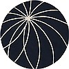 Surya Forum Blue Round 99 X 99 Area Rug FM7186-99RD 800-44221 Thumb 0