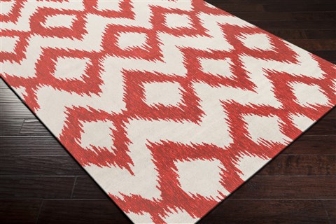 Surya Frontier Red 80 X 110 Area Rug FT173-811 800-44413 Image 1