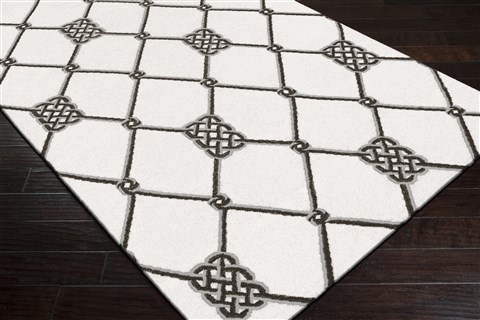 Surya Frontier White 20 X 30 Area Rug FT181-23 800-44427 Image 1