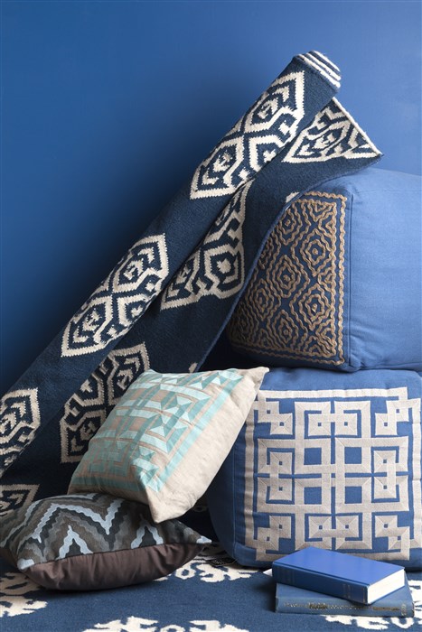 Surya Frontier Blue 80 X 110 Area Rug FT318-811 800-44663 Image 6