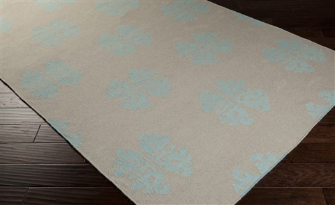 Surya Frontier Grey 80 X 110 Area Rug FT319-811 800-44669 Image 1
