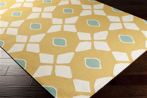 Surya Frontier Yellow 90 X 130 Area Rug FT369-913 800-44772 Image 1