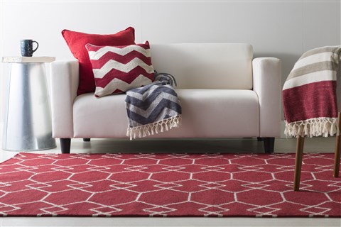 Surya Frontier Red Runner 26 X 80 Area Rug FT430-268 800-44894 Image 1