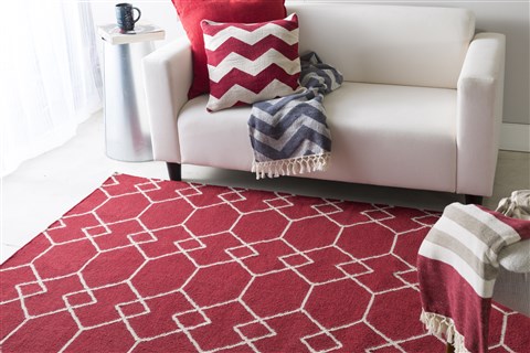 Surya Frontier Red Runner 26 X 80 Area Rug FT430-268 800-44894 Image 3