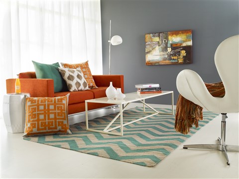 Surya Frontier Orange 36 X 56 Area Rug FT456-3656 800-44974 Image 2