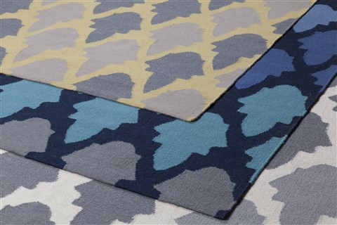 Surya Frontier Blue Runner 26 X 80 Area Rug FT461-268 800-45002 Image 2