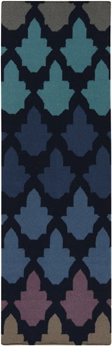 Surya Frontier Blue Runner 26 X 80 Area Rug FT461-268 800-45002 Image 0