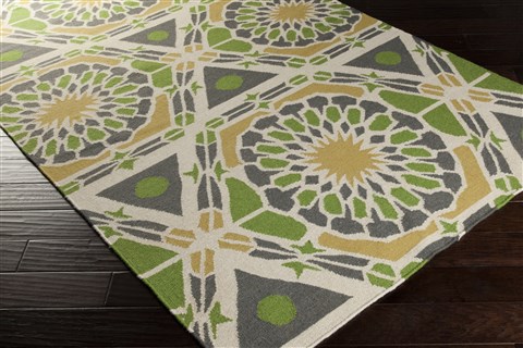 Surya Frontier Green 20 X 30 Area Rug FT465-23 800-45021 Image 1