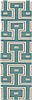 Surya Frontier Blue Runner 26 X 80 Area Rug FT470-268 800-45047 Thumb 0