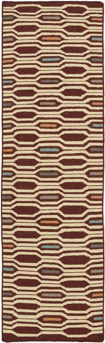 Surya Frontier Red Runner 26 X 80 Area Rug FT505-268 800-45235 Image 0