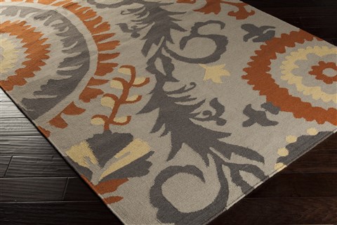 Surya Frontier Orange 36 X 56 Area Rug FT510-3656 800-45267 Image 1