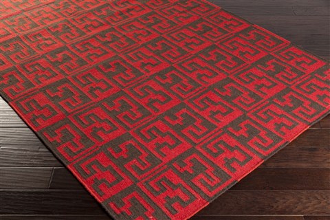Surya Frontier Red 80 X 110 Area Rug FT524-811 800-45341 Image 1