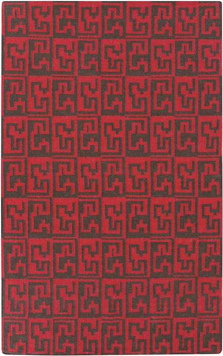 Surya Frontier Red 80 X 110 Area Rug FT524-811 800-45341 Image 0
