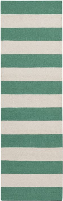 Surya Frontier Green Runner 26 X 80 Area Rug FT538-268 800-45412 Image 0