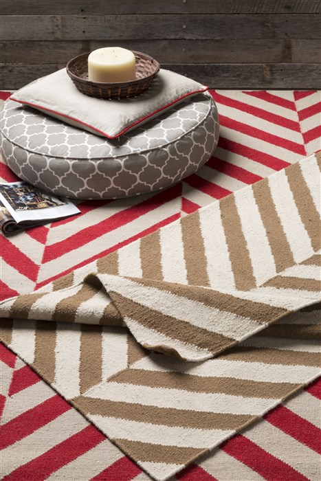 Surya Frontier Red Runner 26 X 80 Area Rug FT553-268 800-45487 Image 3