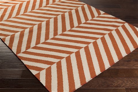 Surya Frontier Orange 20 X 30 Area Rug FT584-23 800-45627 Image 1