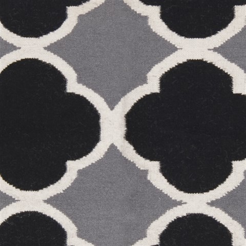 Surya Frontier Black Runner 26 X 80 Area Rug FT66-268 800-45759 Image 1