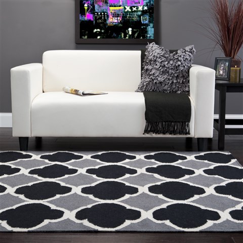Surya Frontier Black Runner 26 X 80 Area Rug FT66-268 800-45759 Image 2