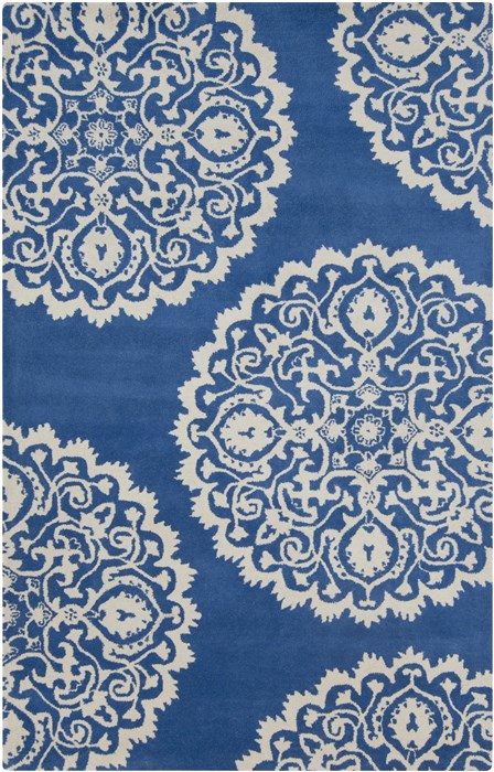 Surya Goa Blue 80 X 110 Area Rug G5138-811 800-46076 Image 0