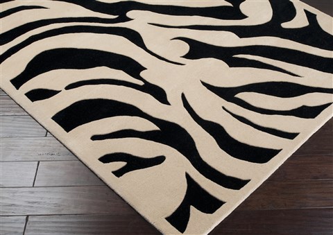 Surya Goa Black 33 X 53 Area Rug G59-3353 800-46137 Image 1